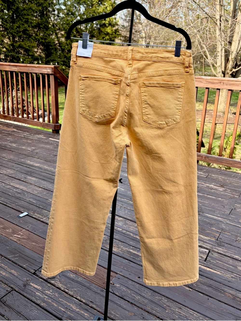 NWT – Kut from the Kloth – Charlotte High Rise Wide Leg Jeans – Papaya – Sz. 8 - Picture 6 of 6